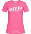 Женская футболка Gymnastic evolution Ярко-розовый фото