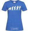 Женская футболка Gymnastic evolution Ярко-синий фото