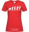 Женская футболка Gymnastic evolution Красный фото