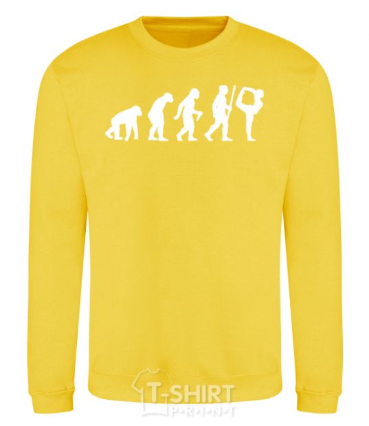 Sweatshirt Gymnastic evolution yellow фото