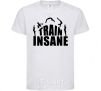 Kids T-shirt Train insane White фото