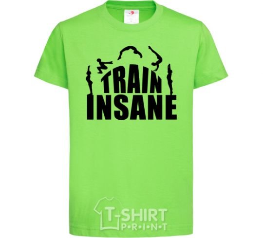 Детская футболка Train insane Лаймовый фото