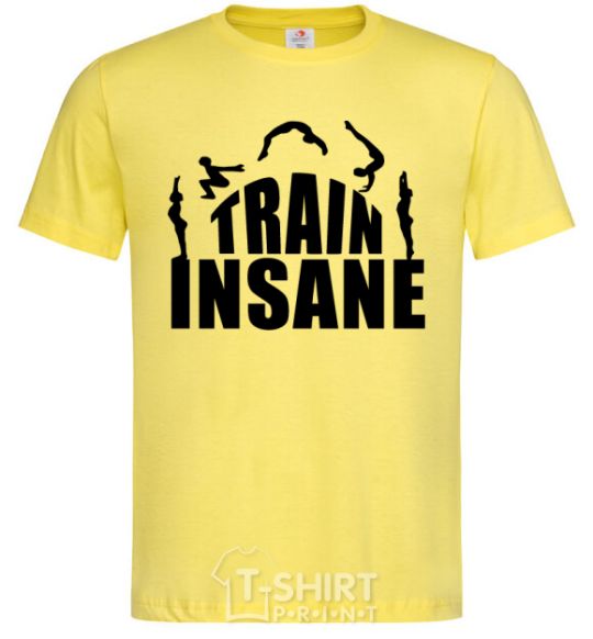 Мужская футболка Train insane Лимонный фото