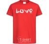 Детская футболка Love gymnastic Красный фото
