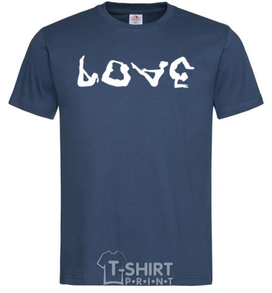 Men's T-Shirt Love gymnastic navy-blue фото