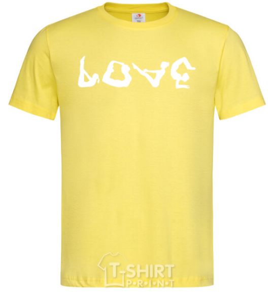 Men's T-Shirt Love gymnastic cornsilk фото