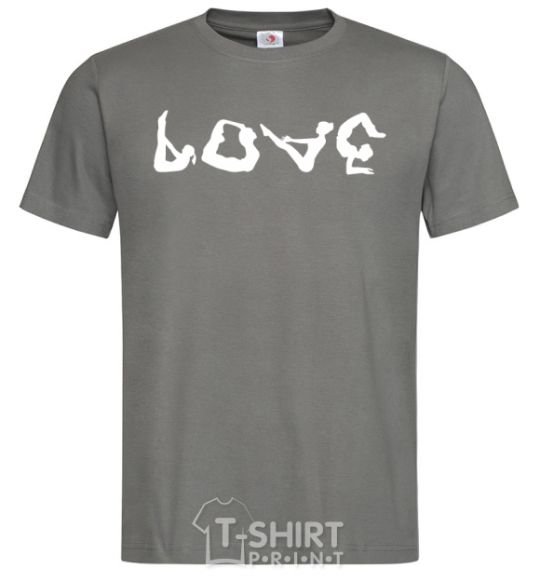 Men's T-Shirt Love gymnastic dark-grey фото