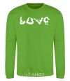 Sweatshirt Love gymnastic orchid-green фото