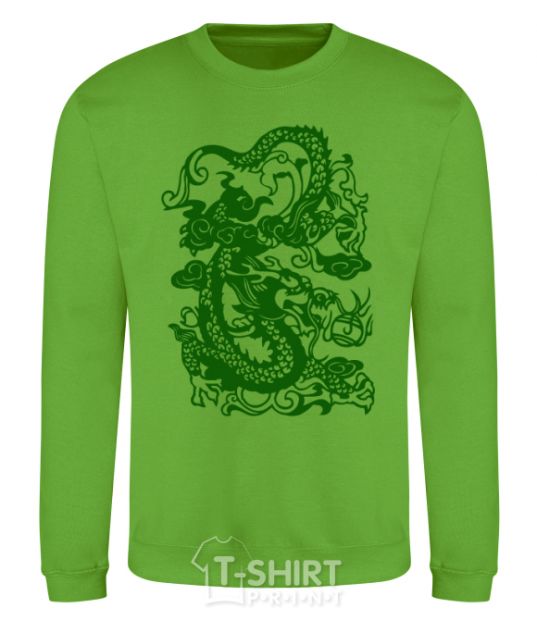 Sweatshirt Dragon green orchid-green фото