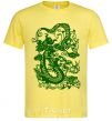 Men's T-Shirt Dragon green cornsilk фото