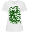 Women's T-shirt Dragon green White фото
