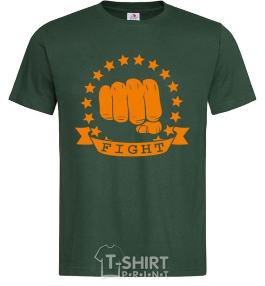 Мужская футболка Боевой кулак Темно-зеленый фото