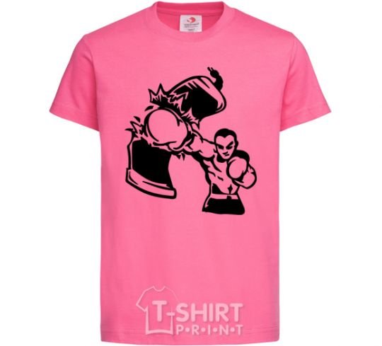 Детская футболка Разрыв груши Ярко-розовый фото