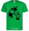 Мужская футболка Разрыв груши Зеленый фото