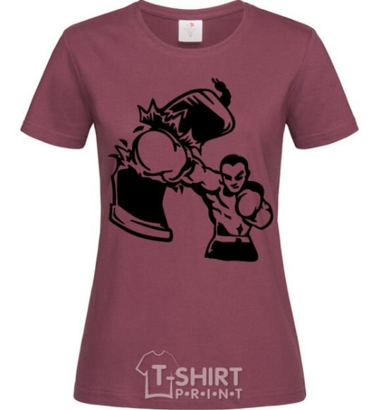 Women's T-shirt Pear bursting burgundy фото