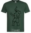 Men's T-Shirt Elephant boxer bottle-green фото