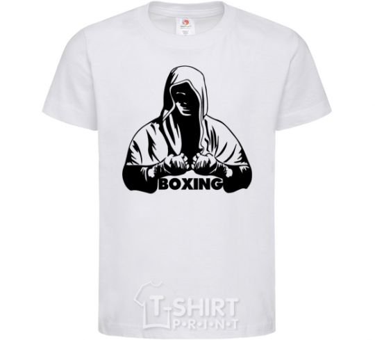 Kids T-shirt Boxing White фото