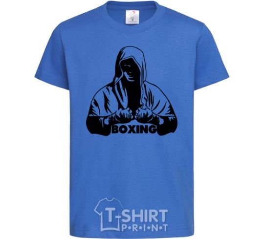 Kids T-shirt Boxing royal-blue фото