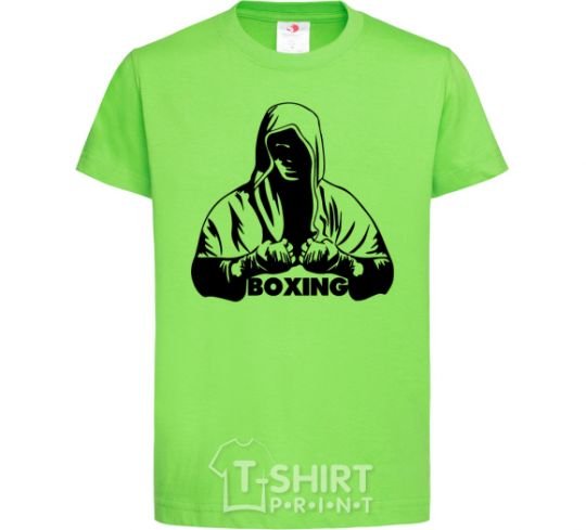 Kids T-shirt Boxing orchid-green фото