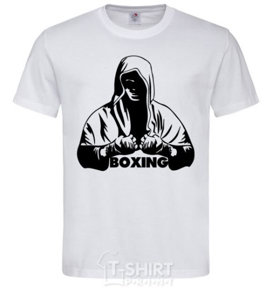 Men's T-Shirt Boxing White фото