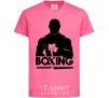 Детская футболка Boxing man Ярко-розовый фото