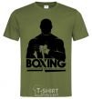 Men's T-Shirt Boxing man millennial-khaki фото