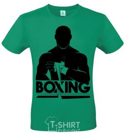 Men's T-Shirt Boxing man kelly-green фото