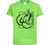 Kids T-shirt Boxing gloves orchid-green фото