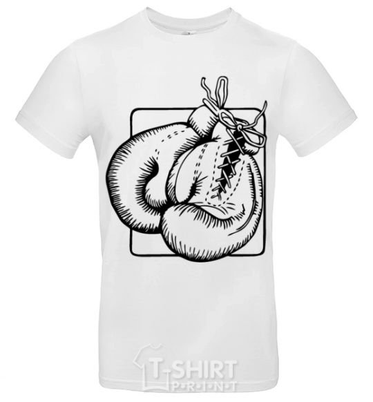 Men's T-Shirt Boxing gloves White фото