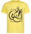 Men's T-Shirt Boxing gloves cornsilk фото