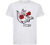 Kids T-shirt Кенгуру боксер White фото