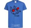 Kids T-shirt Кенгуру боксер royal-blue фото