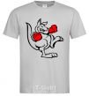 Men's T-Shirt Кенгуру боксер grey фото