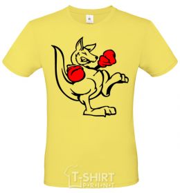 Men's T-Shirt Кенгуру боксер cornsilk фото