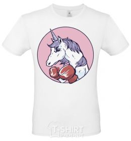 Men's T-Shirt Unicorn Boxer V.1 White фото