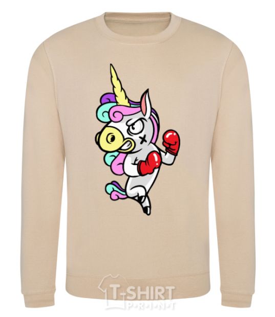 Sweatshirt Evil unicorn sand фото
