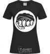 Women's T-shirt Fist boxer black фото