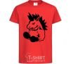 Kids T-shirt Unicorn Boxer red фото