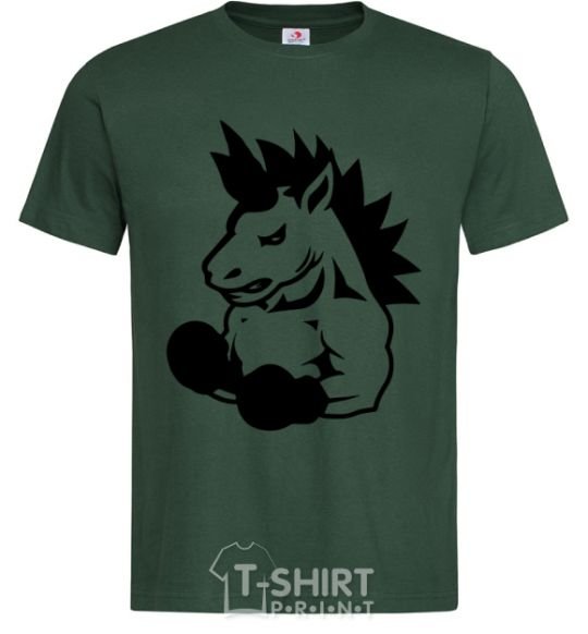 Men's T-Shirt Unicorn Boxer bottle-green фото