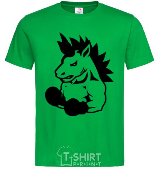 Men's T-Shirt Unicorn Boxer kelly-green фото