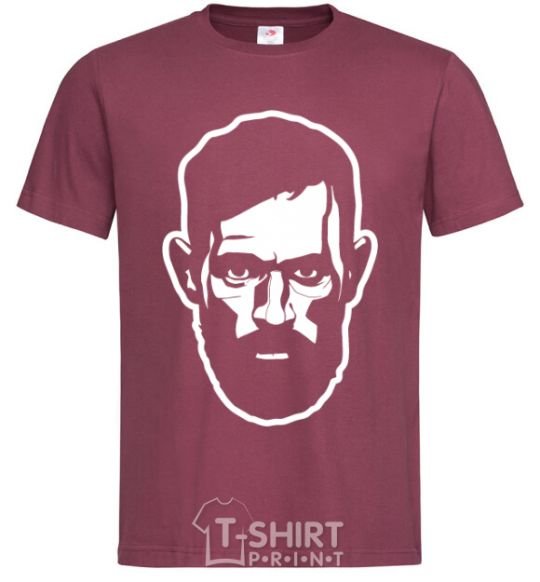 Men's T-Shirt McGregor burgundy фото