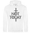 Men`s hoodie Not today White фото