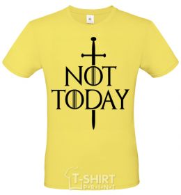 Men's T-Shirt Not today cornsilk фото