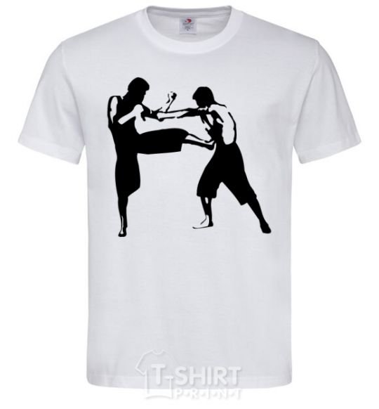 Men's T-Shirt Fighting people White фото