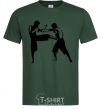 Men's T-Shirt Fighting people bottle-green фото