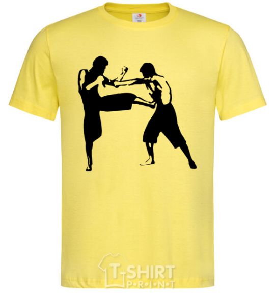 Men's T-Shirt Fighting people cornsilk фото