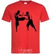 Men's T-Shirt Fighting people red фото