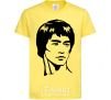 Kids T-shirt Bruce Lee cornsilk фото