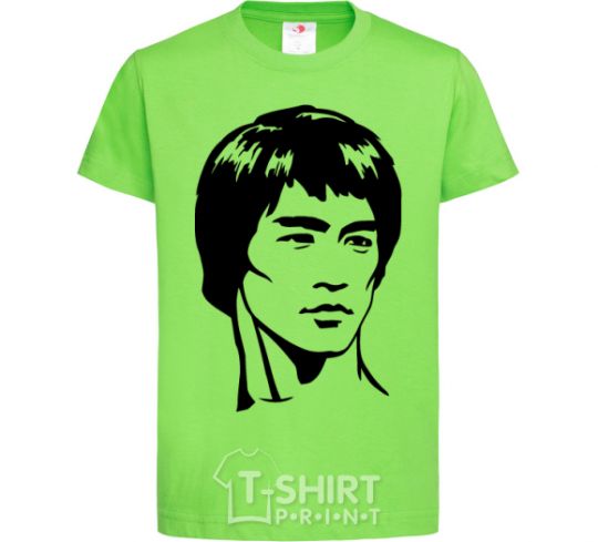 Kids T-shirt Bruce Lee orchid-green фото