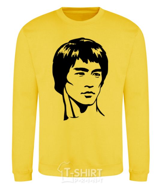 Sweatshirt Bruce Lee yellow фото